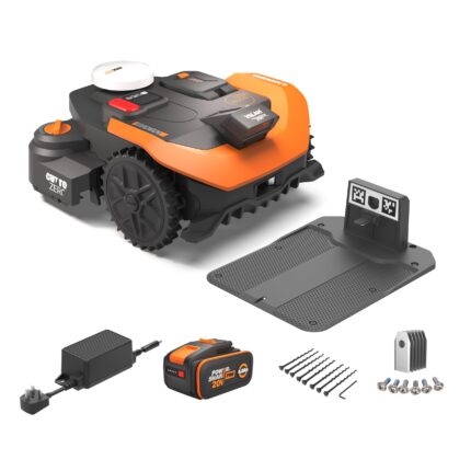 Worx Landroid Vision WR312E Mähroboter mit Garage 1200 m²